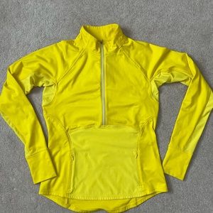 yellow athleta jacket